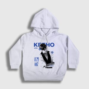 Keeho Duh K-Pop P1harmony Çocuk Kapşonlu Sweatshirt Beyaz
