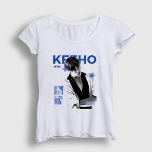 Keeho Duh K-Pop P1harmony Kadın Tişört Beyaz