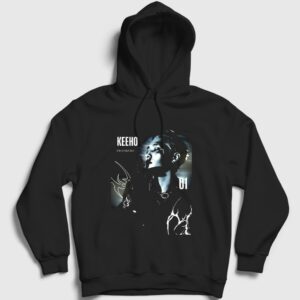Keeho K-Pop P1harmony Kapşonlu Sweatshirt Siyah
