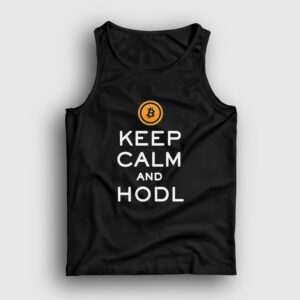 Keep Calm And Hodl Bitcoin Atlet siyah