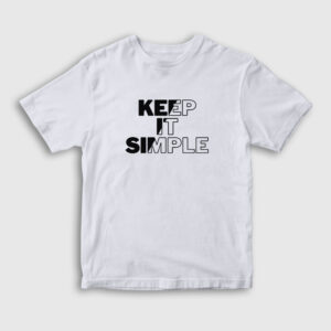 Keep It Simple Çocuk Tişört beyaz