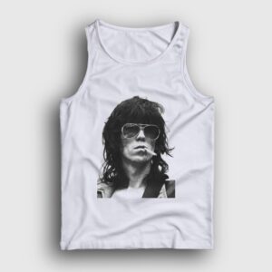 Keith Richards Rock The Rolling Stones Atlet Beyaz