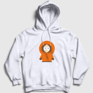 Kenny South Park Kapşonlu Sweatshirt beyaz