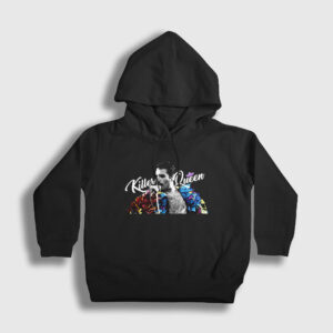 Killer Queen Freddie Mercury Çocuk Kapşonlu Sweatshirt siyah