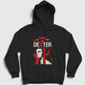 Killer Rules Dizi Dexter Kapşonlu Sweatshirt siyah