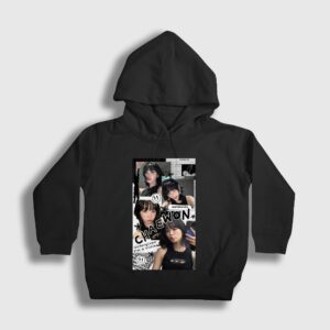 Kim Chaewon Unforgiven K-Pop Le Sserafim Çocuk Kapşonlu Sweatshirt