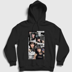 Kim Chaewon Unforgiven K-Pop Le Sserafim Kapşonlu Sweatshirt