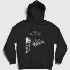 King Avenged Sevenfold Kapşonlu Sweatshirt siyah