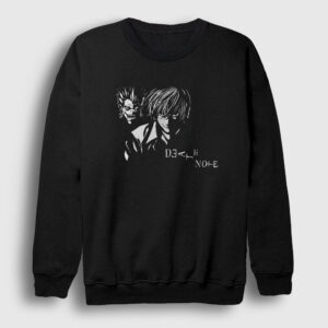 Kira Anime Death Note Sweatshirt siyah