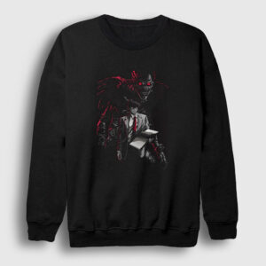 Kira V2 Anime Death Note Sweatshirt siyah