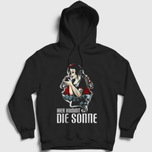 Kommt Die Sonne Rammstein Kapşonlu Sweatshirt siyah