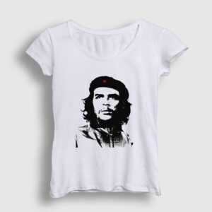 Kuba Che Guevara Kadın Tişört beyaz