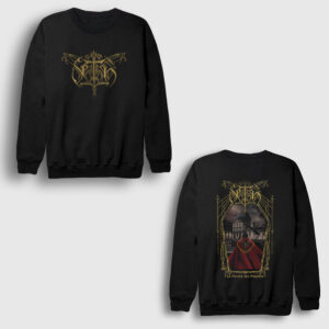 La France Des Maudits Seth Sırt Baskılı Sweatshirt siyah