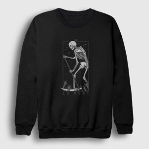 La Mort Skull Sweatshirt siyah