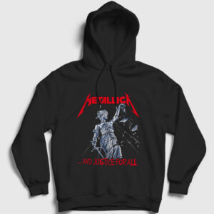 Lady Justice Metallica Kapşonlu Sweatshirt