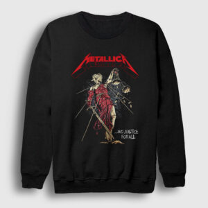 Lady Justice V2 Metallica Sweatshirt siyah