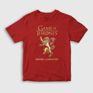 Lannister Game Of Thrones Çocuk Tişört kırmızı