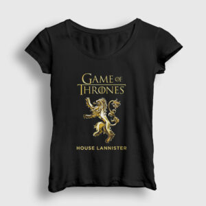 Lannister Game Of Thrones Kadın Tişört siyah