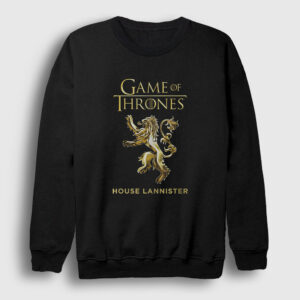 Lannister Game Of Thrones Sweatshirt siyah