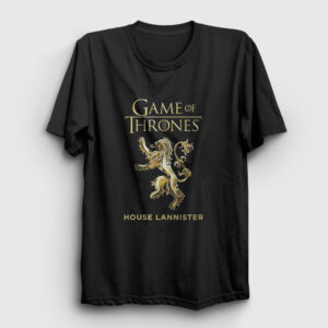 Lannister Game Of Thrones Tişört siyah