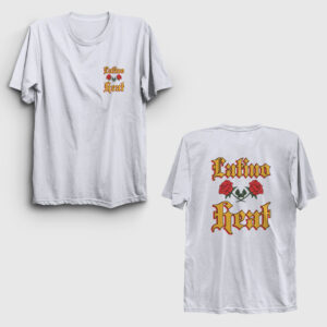 Latino Heat V2 Wwe Eddie Guerrerox Sırt Baskılı Tişört beyaz