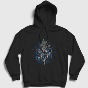 Leaves Shawn Mendes Kapşonlu Sweatshirt siyah