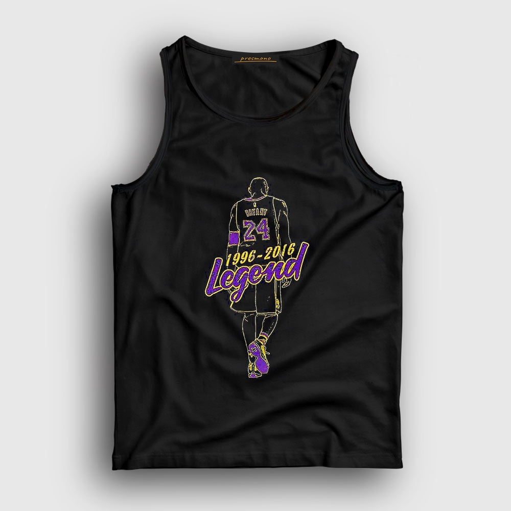 Legend 24 Kobe Bryant Basketbol Atlet Siyah