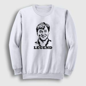 Legend Karate Jackie Chan Sweatshirt beyaz