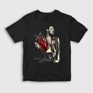Legend Queen Freddie Mercury Çocuk Tişört siyah