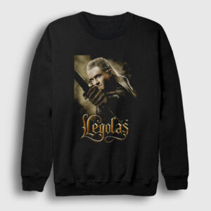 Legolas Yüzüklerin Efendisi The Lord Of The Rings Sweatshirt siyah