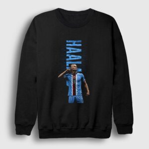 Listen Erling Haaland Futbol Sweatshirt Siyah