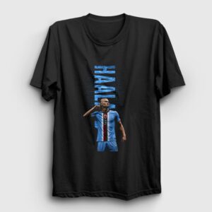 Listen Erling Haaland Futbol Tişört Siyah