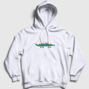 Little Alligator Timsah Kapşonlu Sweatshirt