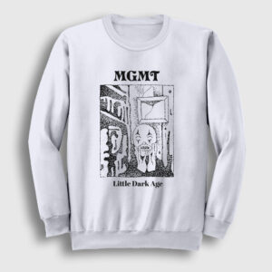 Little Dark Age Rock Mgmt Sweatshirt beyaz