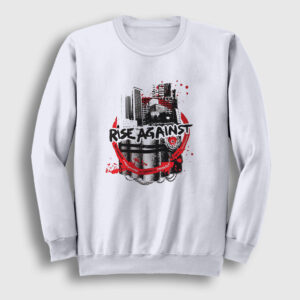 Live Nations Rise Against Sweatshirt beyaz