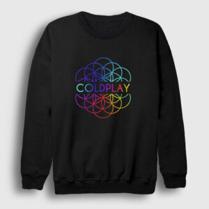 Logo A Head Full Of Dreams Coldplay Sweatshirt siyah