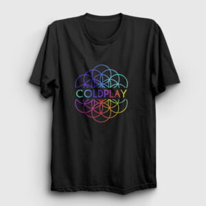 Logo A Head Full Of Dreams Coldplay Tişört siyah