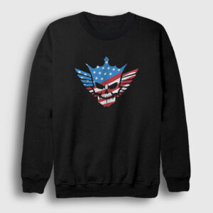 Logo American Nightmare Wwe Cody Rhodes Sweatshirt siyah