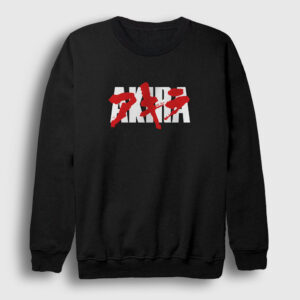 Logo Anime Movie Film Akira Sweatshirt siyah