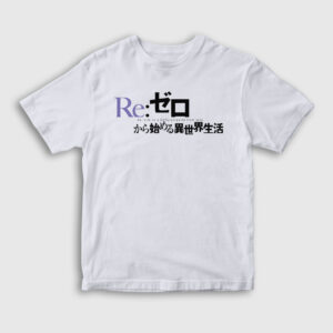 Logo Anime Re Zero Çocuk Tişört