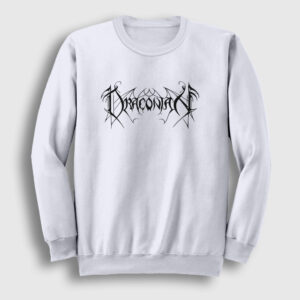 Logo Band Draconian Sweatshirt beyaz