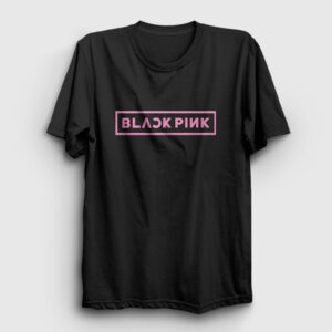 Logo Blackpink Tişört siyah