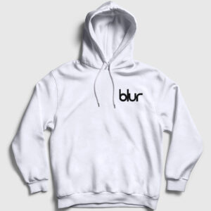 Logo Blur Kapşonlu Sweatshirt