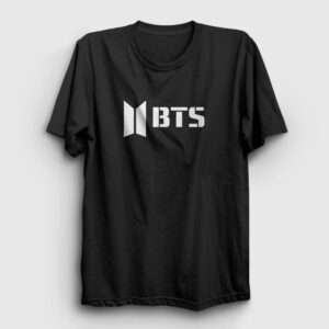 Logo Bts Tişört siyah