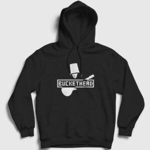 Logo Buckethead Kapşonlu Sweatshirt siyah