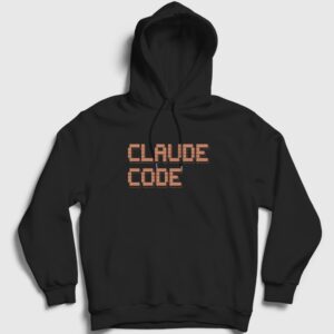 Logo Claude Code Kapşonlu Sweatshirt