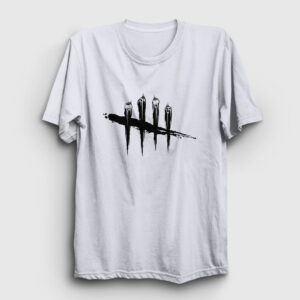 Logo Dead By Daylight Tişört beyaz