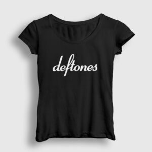 Logo Deftones Kadın Tişört