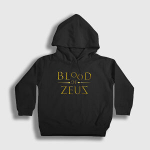 Logo Dizi Blood Of Zeus Çocuk Kapşonlu Sweatshirt siyah