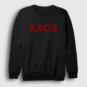 Logo Dizi Kaos Sweatshirt siyah